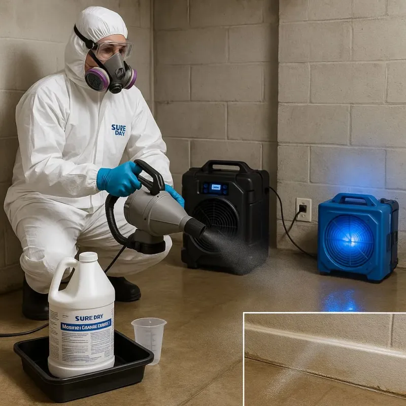 Sanitization and Odor Removal process in Valley Hill, NC