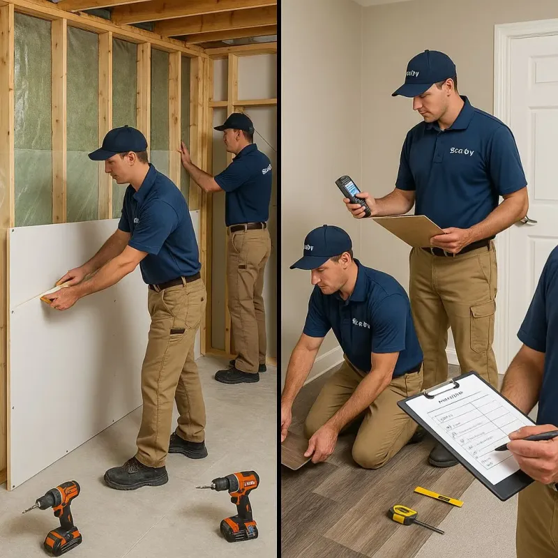 Repairs and Reconstruction process in Valley Hill, NC